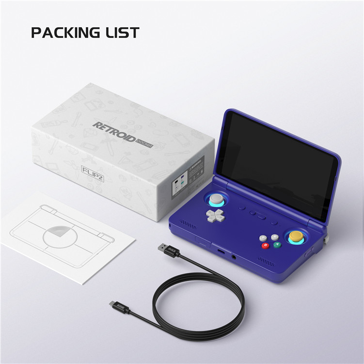 new retroid pocket flip2 sd865 version 5.5 inch oled clamshell android handheld gaming console new retroid pocket flip2 sd865 version 5.5 inch oled clamshell android handheld gaming console