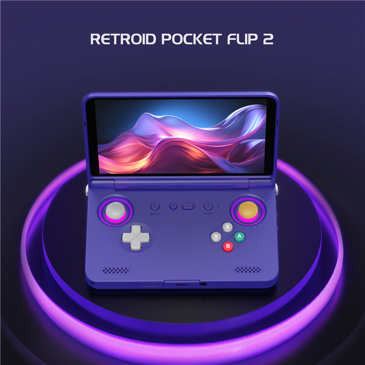 new retroid pocket flip2 sd865 version 5.5 inch oled clamshell android handheld gaming console new retroid pocket flip2 sd865 version 5.5 inch oled clamshell android handheld gaming console