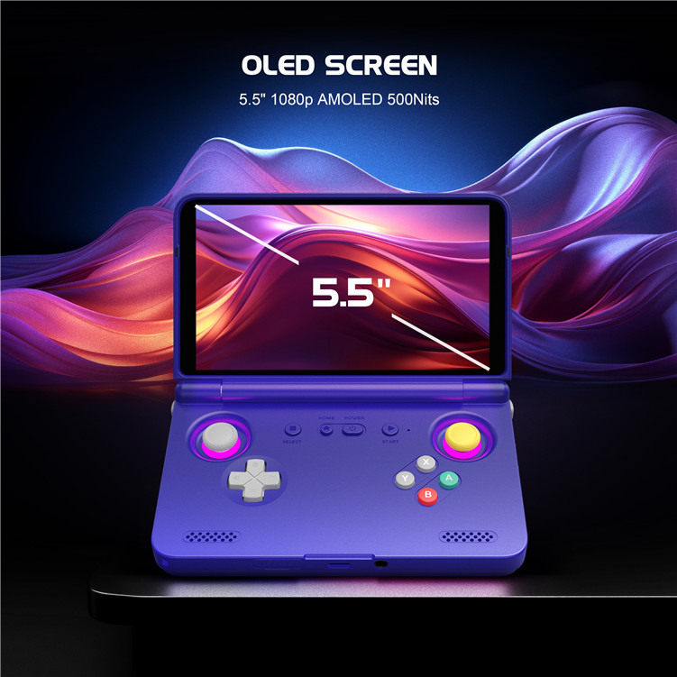 new retroid pocket flip2 sd865 version 5.5 inch oled clamshell android handheld gaming console new retroid pocket flip2 sd865 version 5.5 inch oled clamshell android handheld gaming console