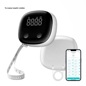 smart electronic retractable tape auto lock support different body parts measurement