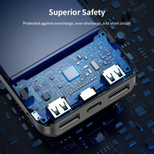portable 20000mah capacity polymer lithium battery daul usb type c solar power bank oem odm support