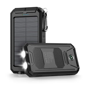 Home 20000mah solar energy power bank waterproof type c quick charge 10w portable device